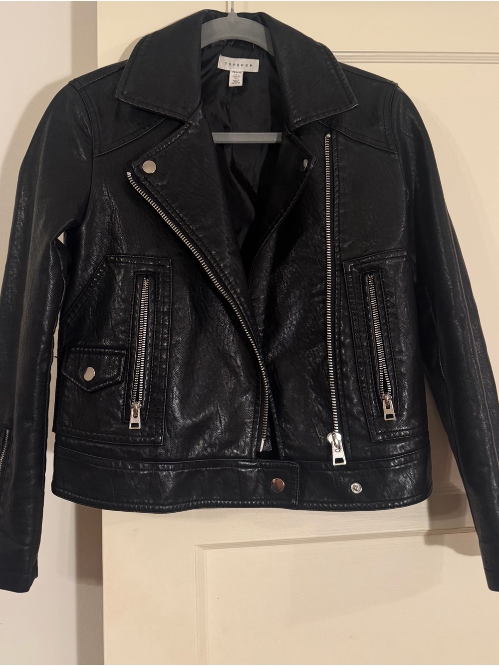 Black Top Shop leather jacket